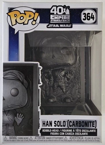 Funko Pop Star Wars 40th Empire Strikes Back Han Solo Carbonite #364 Bubblehead