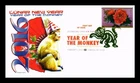 DR JIM STAMPS US COVER LUNAR NEW YEAR OF THE MONKEY FDC PANDA CACHET