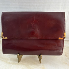 Must De Cartier Vintage Trifold Leather Borde...