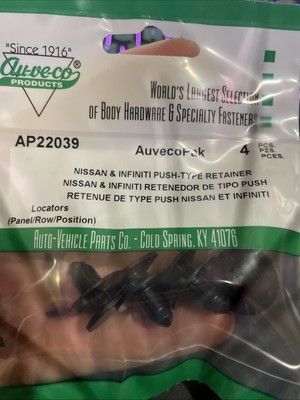 Auveco - Ap22039 - Push-Type Retainer (4 Pieces) for nissan for infiniti