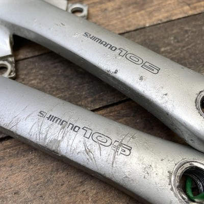 Vintage Shimano 105 FC-1055 Crankset 172.5mm 130 BCD Square Taper