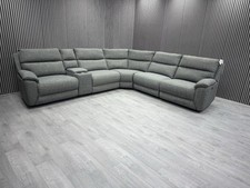 SCS PEYTON CORNER SOFA ELECTRIC RECLINER USB CUP HOLDERS RRP £2499.99