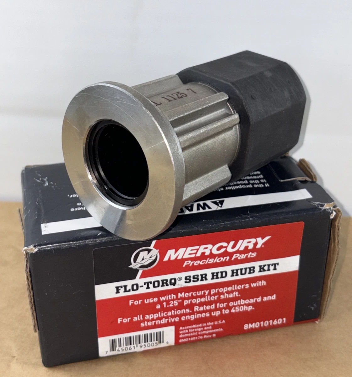 OEM Mercury Flo-Torq SSR HD Hub Kit, 1.25 In. Shaft 8M0101601 photo 4