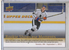 2015-16 UD Upper Deck NHLPA hockey Connor McDavid Rookie Showcase Moments card