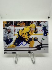 Brady Skjei Signed Autograph 2025-26 Upper Deck Card #98 Hurricanes Predators