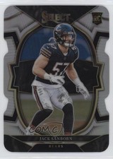 2022 Panini Select Concourse Silver Prizm Die-Cut Jack Sanborn #62 3hd