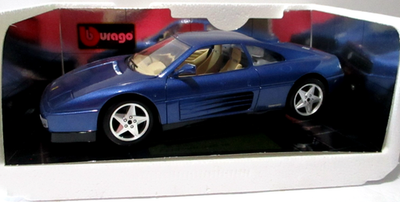 Burago 1/18 scale, 1989 Ferrari 348 TB, Die Cast Model, COD 3039