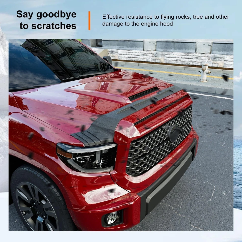 For 2014-2021 Toyota Tundra Hood Shield Front Hood Deflector Protector Foto 4 de 4