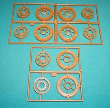 1935 Mercedes Benz 500 K-AK Cabriolet Pocher 1/8 Plastic Wheel Jigs