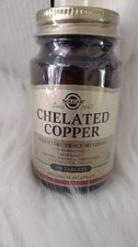 Solgar Chelated Copper Tablets, 100 Count - Expires 05/2028 - Brand New Sealed
