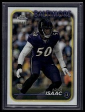 2024 Topps Chrome #218 Adisa Isaac White Geometric Refractor #/15