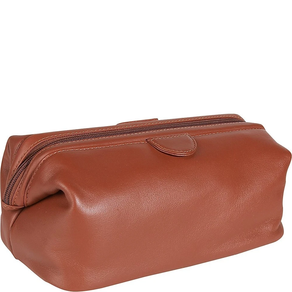 Toiletry Bag - Top Grain Cowhide Leather (Black) - Image 3 of 4