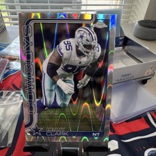 Topps Chrome 2025  Kenny Clark Ray Wave Dallas Cowboys Football Card