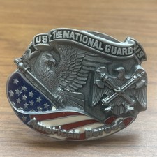 US National Guard American Heroes Belt Buckle