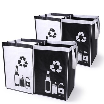 Recycle Waste Bag for Kitchen Home- Large Indoor Recycling Bins Trash Sorting...