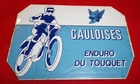Vintage ENDURO DU TOUQUET sticker sticker - GAULISH - 1980s