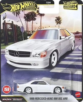 Hot Wheels Premium Boulevard #159- 1989 Mercedes-Benz 560 SEC AMG