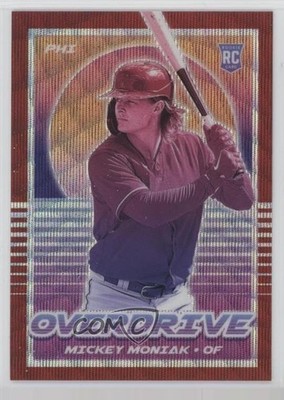 2021 Chronicles Overdrive Ruby Wave Prizm /199 Mickey Moniak #10 Rookie RC 0u66