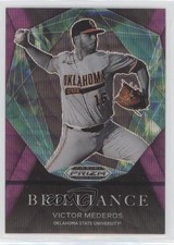 2022 Panini Prizm Draft Picks Brilliance Purple Wave Victor Mederos #BR-VM 0y59