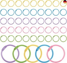 Buchringe Buchbinderinge 30mm 50 STK Karteikarten Ringe Heftringe Binderinge