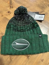 47 Brand NFL New York Jets Mens Knit Beanie Winter Hat Cap Green Black NWT