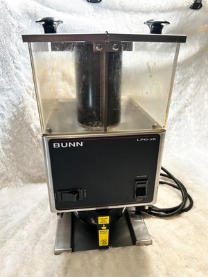 BUNN LPG-2E Commercial Coffee Grinder Dual Hopper P/N 26800.0000
