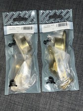 Fitch Polished Brass Narrow Sash Window Lock Catches New Pair Sealed Free Post