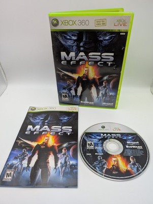 Mass Effect (Microsoft Xbox 360, 2007) COMPLETE! CIB Clean Copy 