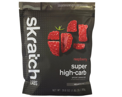 Skratch Labs Super High Carb Sport Mix - Raspberry, 8 Serving Bag