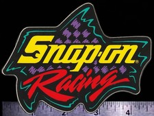 Snap On Tools - Racing - Original Vintage 1980s Racing Decalsticker Nascar Snap On Tools - Racing - Original Vintage 1980s Racing Decalsticker Nascar