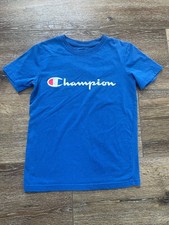 Youth Champion Small T Shirt Blue Youth Short Sleeve T Shirt