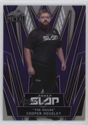 2025 Leaf Metal Power Slap Purple Prismatic 1/49 “The House” Cooper Housley lz7