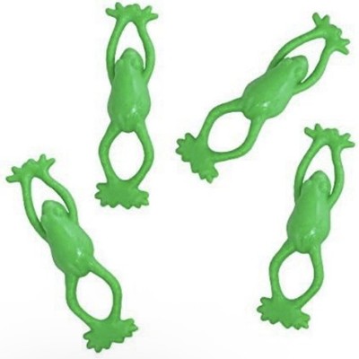 Unique Favors 8 Count Stretchy Flying Frogs
