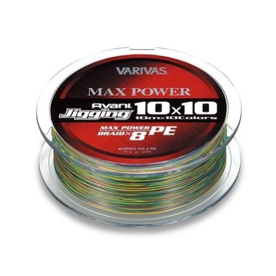 VARIVAS Avani Jigging 10X10 Max Power PE X8 400m #4 64lb PE Braid