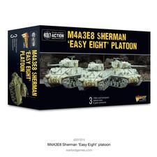 Warlord Games Bolt Action WWII M4A3E8 Sherman Easy Eight Platoon Tank 1:56 Milit