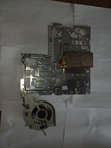 PS4 CUH-1004A Kühler Set - Original Lüfter & Heatsink Kühlkörper - Launch Modell