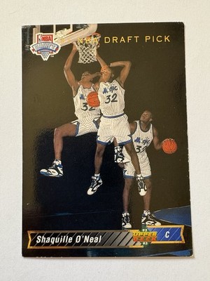 1992-93 Upper Deck Shaquille O Neal #1 Rookie Card NBA Draft Pick Orlando Magic