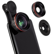 2 in 1 Professional Phone Camera Lens Kit Clip On for iPhone SAMSUNG Smartphone