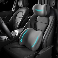 Lumbar Support Pillow And Car Neck Pillow Kit Ergonomic Car Seat