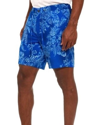 Robert Graham Men's Deep Six Floral Shorts - Cobalt