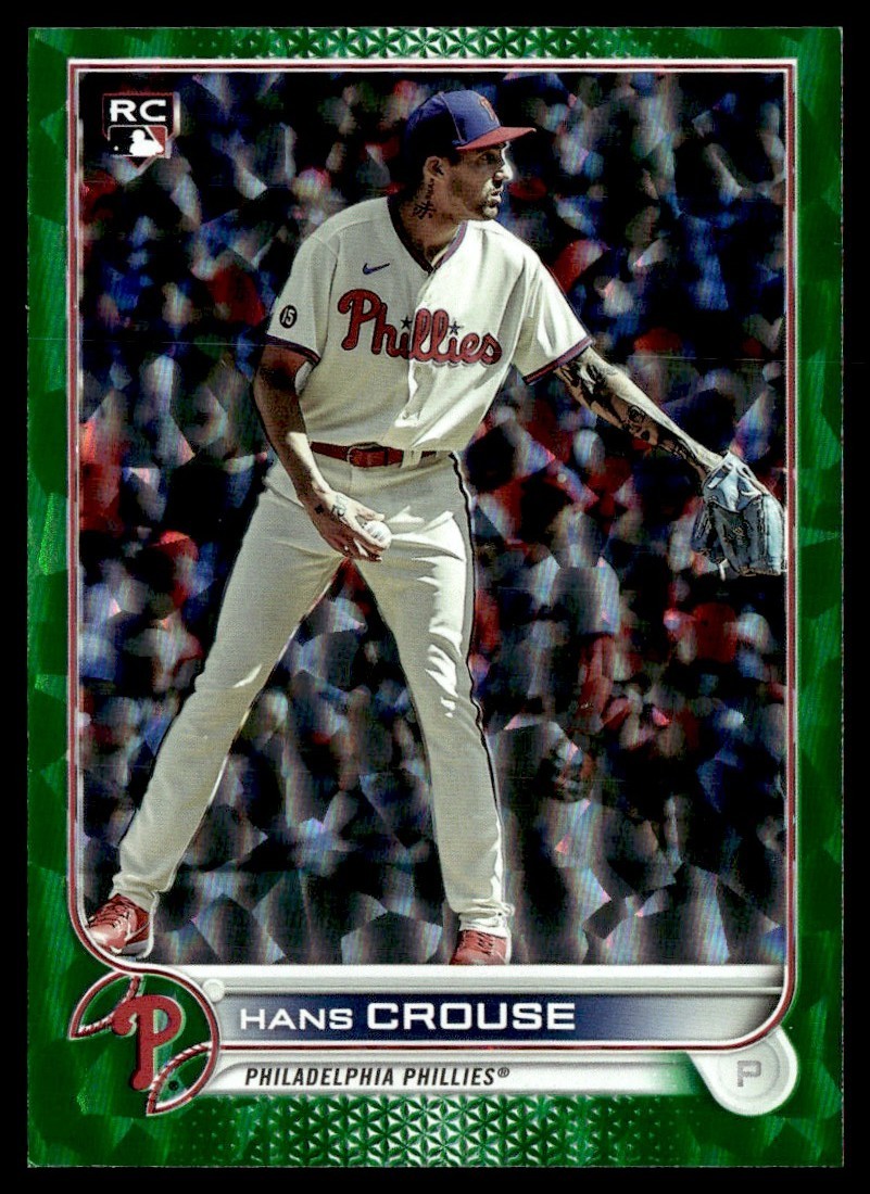 2022 Topps Green Foil Hans Crouse RC 225/499 #642
