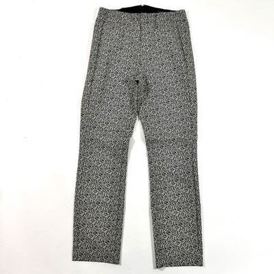 Rag And Bone York Skinny Trouser Pants Size 6 Black Dots Animal Print