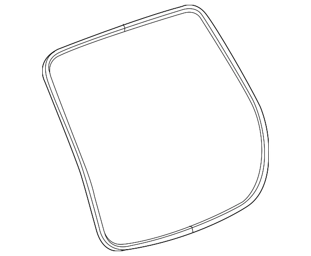 Genuine GM Rear Compartment Lid Weatherstrip 42751845 - Image 4 of 4