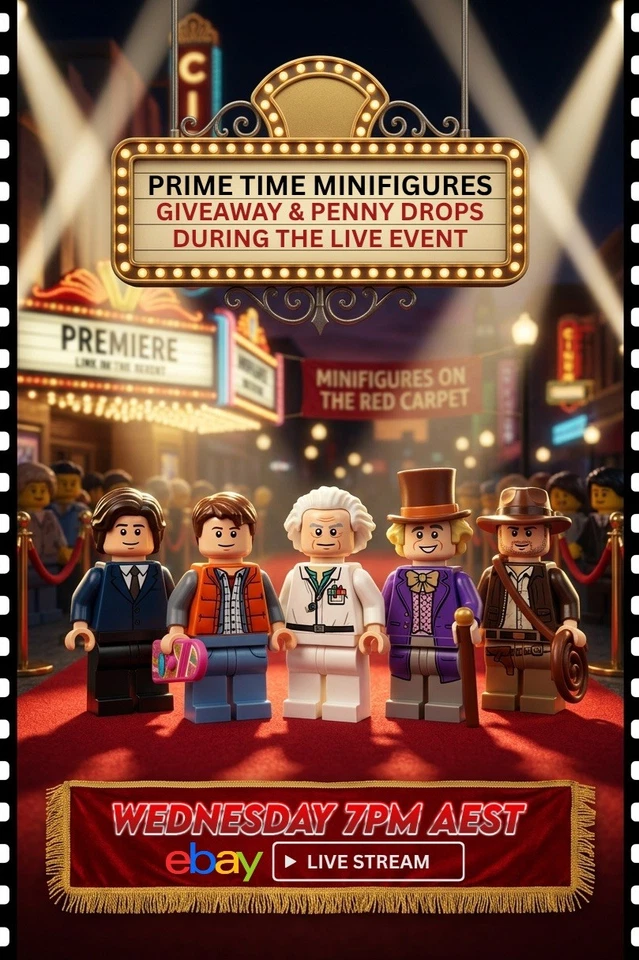 Prime Time Minifigures — Special Auction Featuring TV & Movie Minifigs