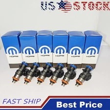 6 PCS New GENUINE MOPAR FUEL Injectors WRANGLER Challenger 3.6L 5184085AC
