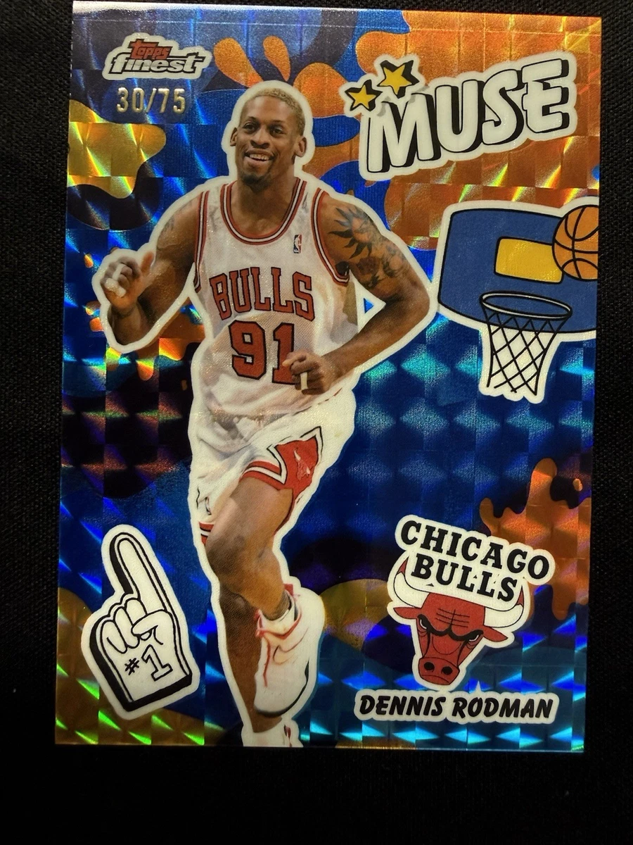 Topps Dennis Rodman Basketball Serial Numbered Sports Trading