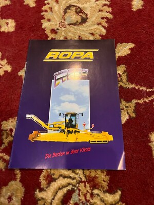 Ropa Euro Maus Harvester Brochure FCCA 