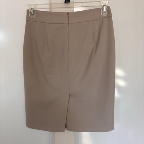Calvin Klein Invisible Fit Solutions Pencil Skit Size 2 Beige - Picture 3 of 9
