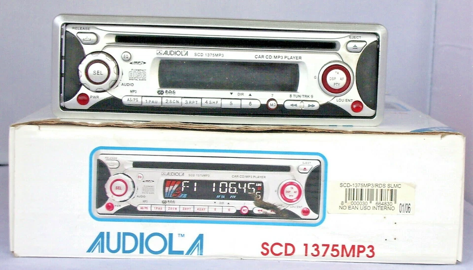 AUTORADIO AUDIOLA  SCD 1375 mp 3  CON IMBALLO ORIGINALE E ISTRUZIONI - Immagine 4 di 4