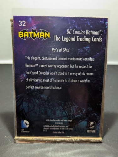DC Comics Batman: The Legend Cryptozoic 2012 (Pick Your Card) - Picture 57 of 111